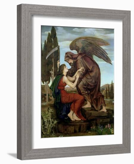 The Angel of Death, 1890-Evelyn De Morgan-Framed Giclee Print