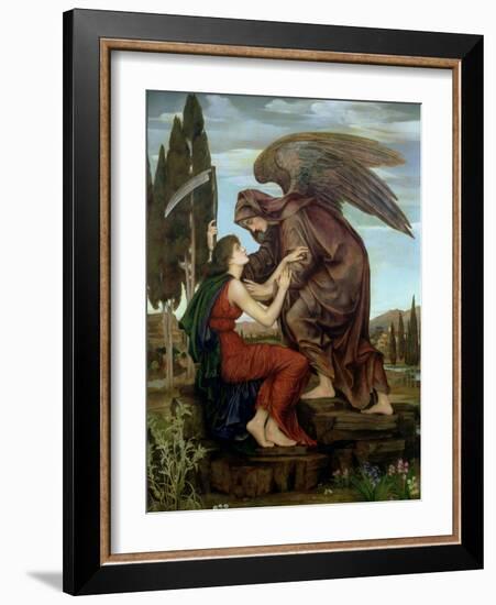 The Angel of Death, 1890-Evelyn De Morgan-Framed Giclee Print