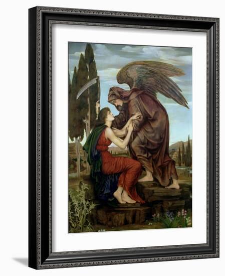 The Angel of Death, 1890-Evelyn De Morgan-Framed Giclee Print