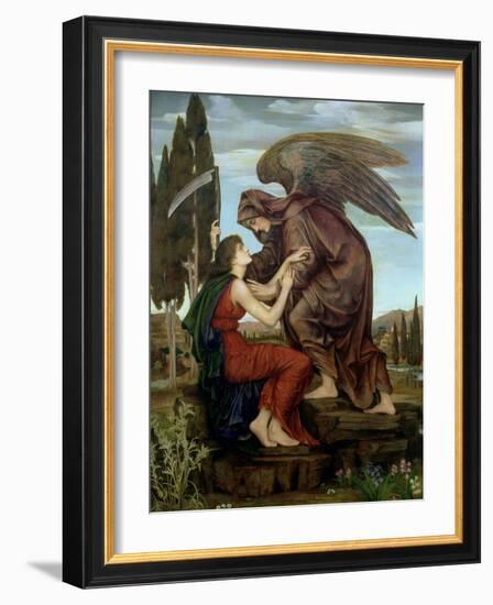 The Angel of Death, 1890-Evelyn De Morgan-Framed Giclee Print