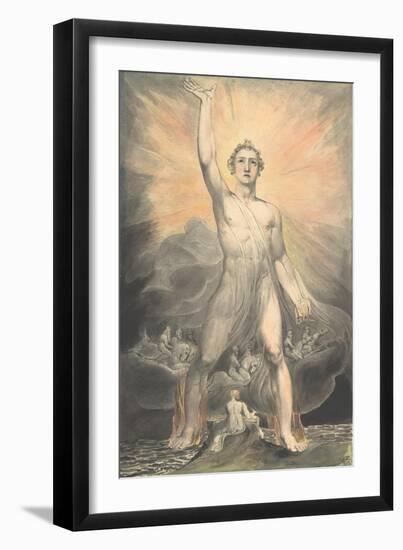 The Angel of Revelation, c.1805-William Blake-Framed Giclee Print