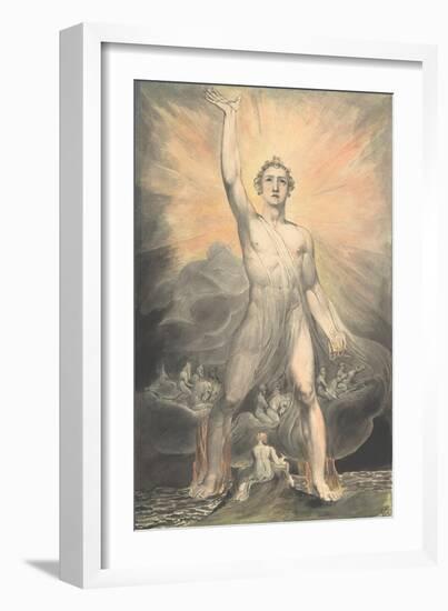 The Angel of Revelation, c.1805-William Blake-Framed Giclee Print