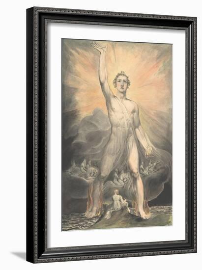 The Angel of Revelation, c.1805-William Blake-Framed Giclee Print