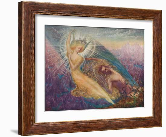 'The Angel of Splendours', c1894, (1911)-Jean Delville-Framed Giclee Print