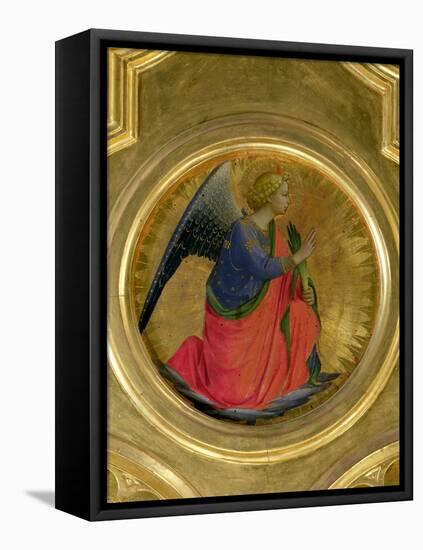 The Angel of the Annunciation, Altarpiece, Church of San Domenico in Perugia-Fra Angelico-Framed Premier Image Canvas