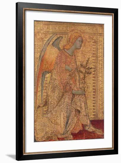 The Angel of the Annunciation, C.1333-Simone Martini-Framed Giclee Print