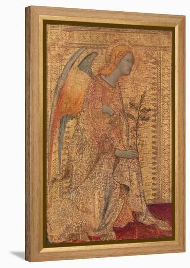 The Angel of the Annunciation, C.1333-Simone Martini-Framed Premier Image Canvas