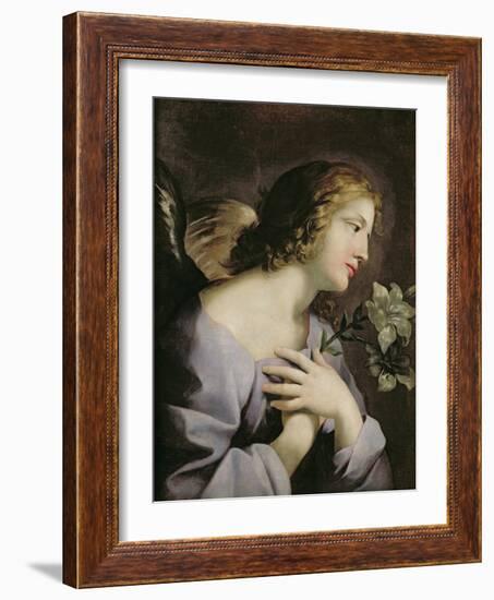 The Angel of the Annunciation, c.1650-Giovanni Francesco Romanelli-Framed Giclee Print