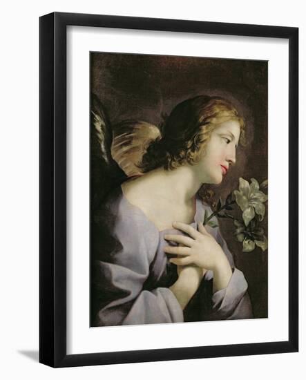 The Angel of the Annunciation, c.1650-Giovanni Francesco Romanelli-Framed Giclee Print