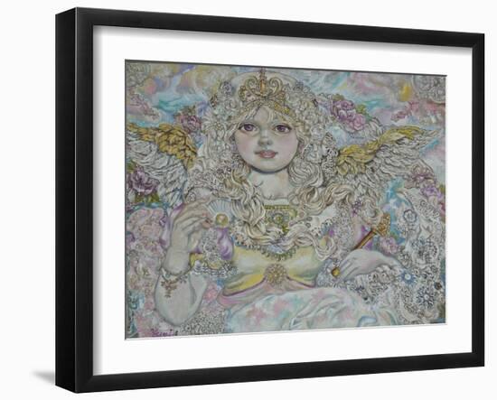 The Angel of the Golden Pearl-Yumi Sugai-Framed Giclee Print