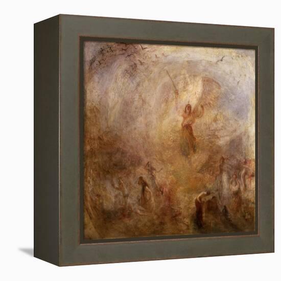 The Angel Standing in the Sun-J. M. W. Turner-Framed Premier Image Canvas