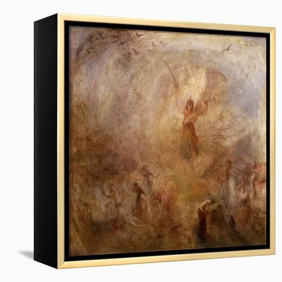 The Angel Standing in the Sun-J. M. W. Turner-Framed Premier Image Canvas