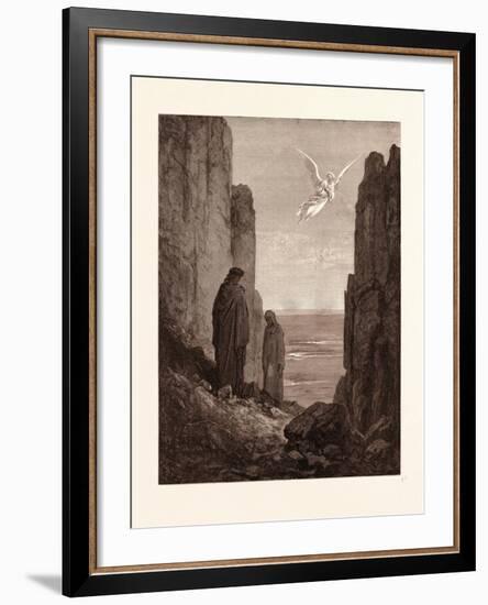 The Angelic Guide-Gustave Dore-Framed Giclee Print