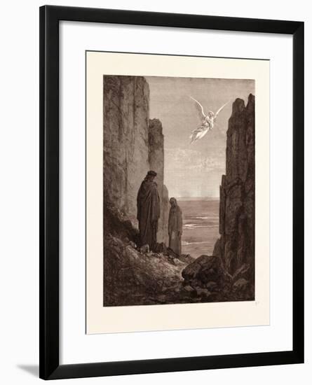 The Angelic Guide-Gustave Dore-Framed Giclee Print