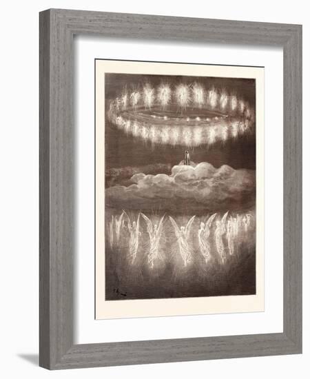 The Angelic Wreaths-Gustave Dore-Framed Giclee Print