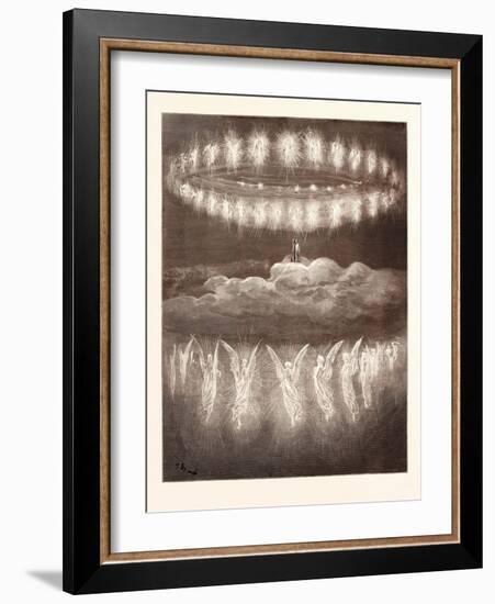 The Angelic Wreaths-Gustave Dore-Framed Giclee Print