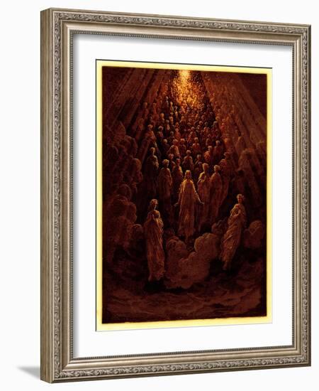 The Angels in the Planet Mercury, Illustration from 'The Dore Gallery', Published C.1890-Gustave Doré-Framed Giclee Print