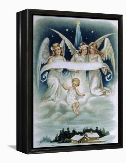 The Angels' Message-null-Framed Premier Image Canvas