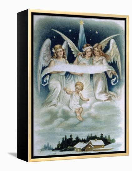 The Angels' Message-null-Framed Premier Image Canvas