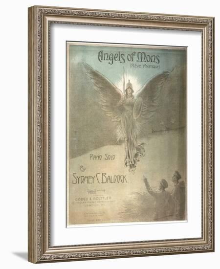 The Angels of Mons, Music Inspired by the Rumour of Angelic Intervention in the Fighting-null-Framed Art Print