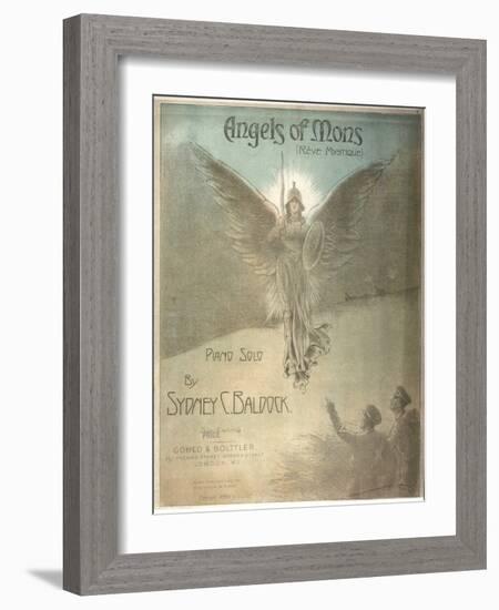 The Angels of Mons, Music Inspired by the Rumour of Angelic Intervention in the Fighting-null-Framed Art Print