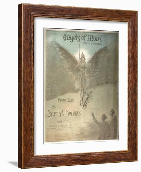 The Angels of Mons, Music Inspired by the Rumour of Angelic Intervention in the Fighting-null-Framed Art Print