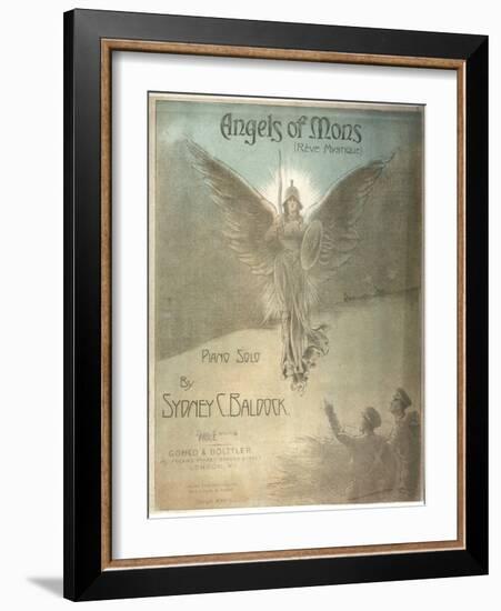 The Angels of Mons, Music Inspired by the Rumour of Angelic Intervention in the Fighting-null-Framed Art Print