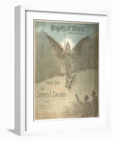 The Angels of Mons, Music Inspired by the Rumour of Angelic Intervention in the Fighting-null-Framed Art Print