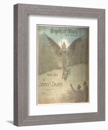 The Angels of Mons, Music Inspired by the Rumour of Angelic Intervention in the Fighting-null-Framed Art Print