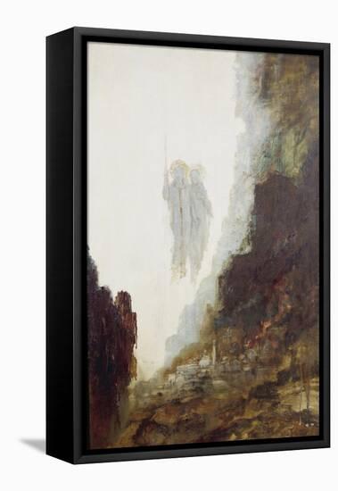 The Angels of Sodom (Detail), C. 1890-Gustave Moreau-Framed Premier Image Canvas