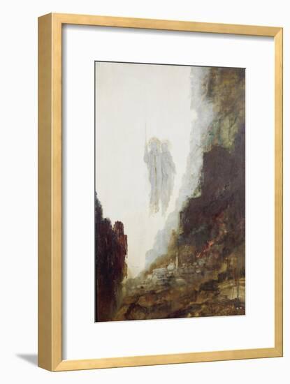 The Angels of Sodom (Detail), C. 1890-Gustave Moreau-Framed Giclee Print
