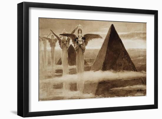 The Angels of the Pyramids-Vasilii Kotarbinsky-Framed Giclee Print