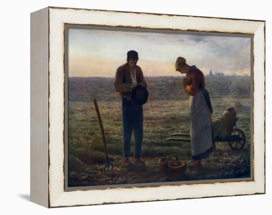 The Angelus, 1857-1859-Jean Francois Millet-Framed Premier Image Canvas