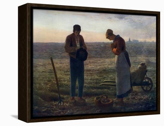 The Angelus, 1857-1859-Jean Francois Millet-Framed Premier Image Canvas