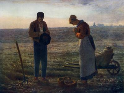 The Angelus, 1857-1859' Giclee Print - Jean Francois Millet | Art.com