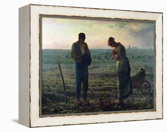 The Angelus, 1857-59-Jean-François Millet-Framed Premier Image Canvas