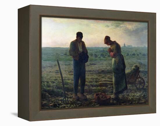 The Angelus, 1857-59-Jean-François Millet-Framed Premier Image Canvas