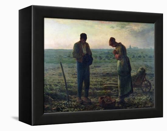 The Angelus, 1857-59-Jean-François Millet-Framed Premier Image Canvas