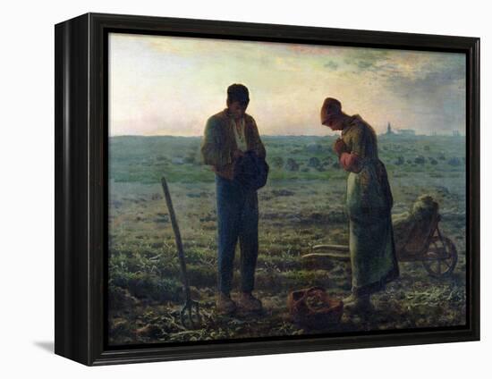 The Angelus, 1857-59-Jean-François Millet-Framed Premier Image Canvas