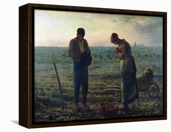 The Angelus, 1857-59-Jean-François Millet-Framed Premier Image Canvas