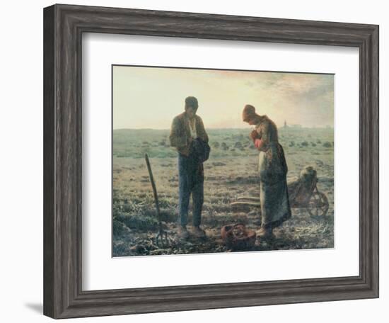 The Angelus, c.1857-59-Jean-François Millet-Framed Giclee Print