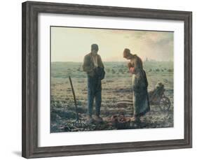 The Angelus, c.1857-59-Jean-François Millet-Framed Giclee Print