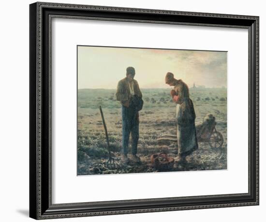 The Angelus, c.1857-59-Jean-François Millet-Framed Giclee Print