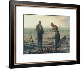The Angelus, c.1857-59-Jean-François Millet-Framed Giclee Print