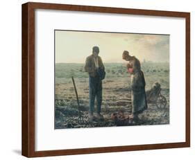 The Angelus, c.1857-59-Jean-François Millet-Framed Giclee Print
