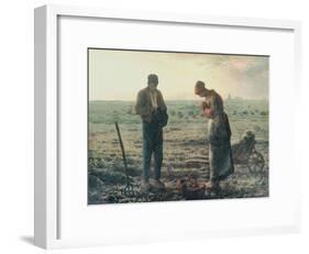 The Angelus, c.1857-59-Jean-François Millet-Framed Giclee Print