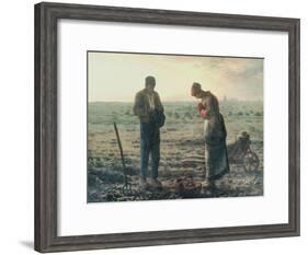 The Angelus, c.1857-59-Jean-François Millet-Framed Giclee Print