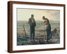 The Angelus, c.1857-59-Jean-François Millet-Framed Giclee Print