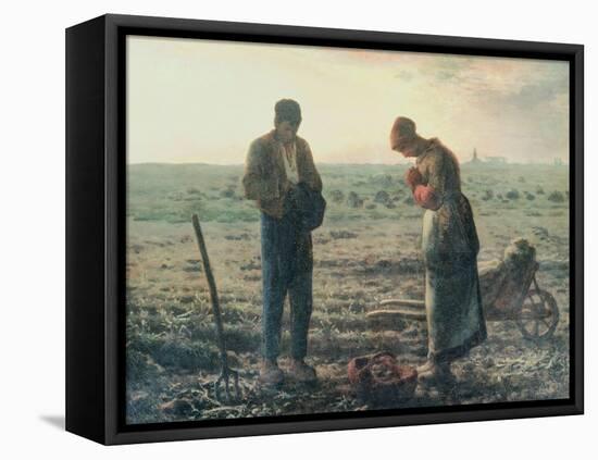 The Angelus, c.1857-59-Jean-François Millet-Framed Premier Image Canvas