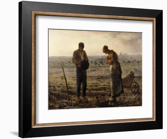 The Angelus (L'Angélus)-Jean-Fran?ois Millet-Framed Art Print